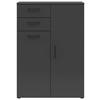 Kommode Multi-Stauraum Typ 32 anthrazit B/H/T: ca. 80x115x40 cm Multi-Stauraum Typ 32 - anthrazit (80,00/115,00/40,00cm)