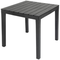 Gartentisch Bali anthrazit Kunststoff B/H/L: ca. 78x72x78 cm Bali - anthrazit (78,00/78,00/72,00cm)
