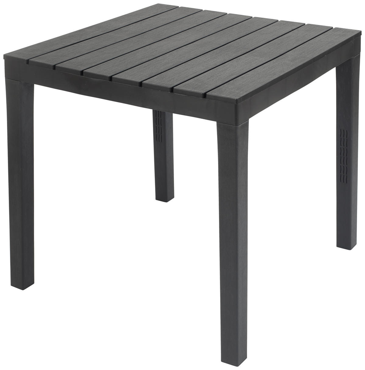 Gartentisch Bali anthrazit Kunststoff B/H/L: ca. 78x72x78 cm Bali - anthrazit (78,00/78,00/72,00cm)