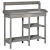 Outsunny Gärtnertisch grau B/H/T: ca. 117x121x45 cm ca. 30 kg Gärtnertisch 845-170LG - grau (117,00/121,00/45,00cm) - Outsunny