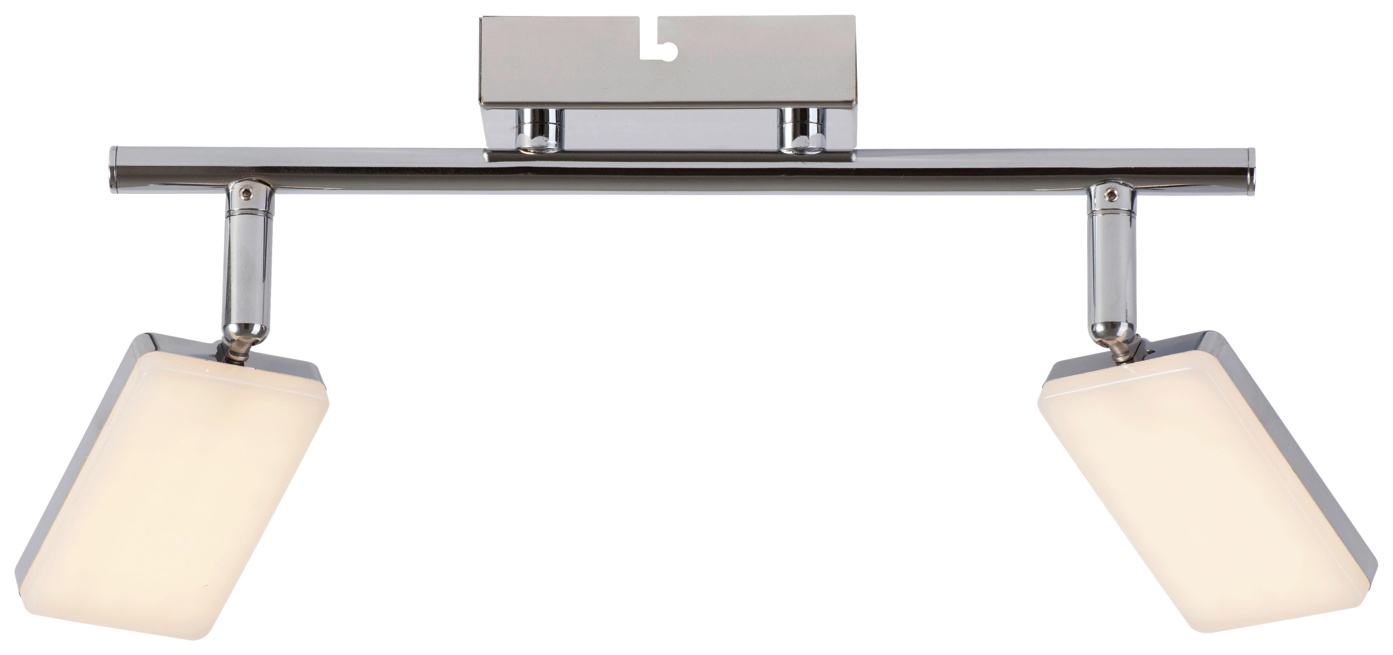 POCOline Spotbalken Chrissy Chrom Metall Kunststoff L: ca. 30 cm 2 Brennstellen Chrissy - Chrom (30,00cm) - POCOline
