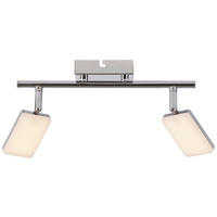 POCOline Spotbalken Chrissy Chrom Metall Kunststoff L: ca. 30 cm 2 Brennstellen Chrissy - Chrom (30,00cm) - POCOline