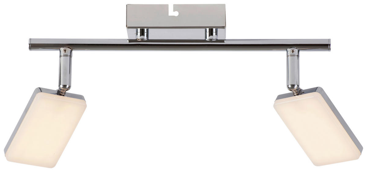 POCOline Spotbalken Chrissy Chrom Metall Kunststoff L: ca. 30 cm 2 Brennstellen Chrissy - Chrom (30,00cm) - POCOline