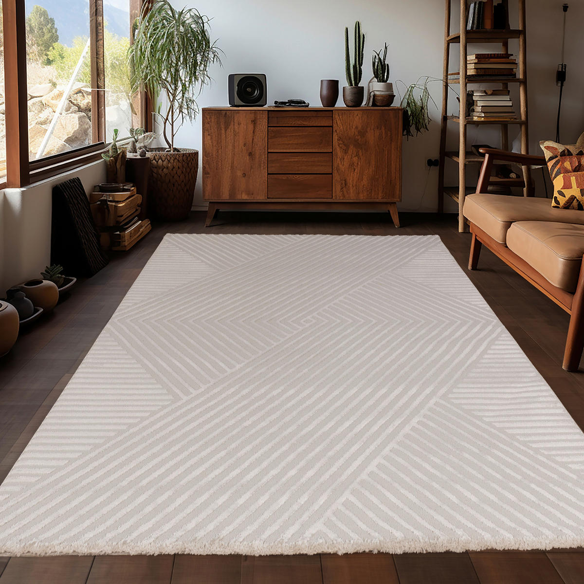 Ayyildiz Teppich SAHARA beige B/L: ca. 80x150 cm SAHARA - beige (80,00/150,00cm) - Ayyildiz
