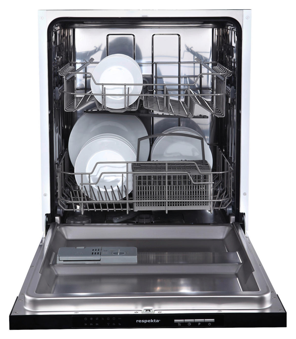 Respekta Küchenblock Premium weiß matt B/H/T: ca. 250x211x60 cm Premium - weiß (250,00/211,00/60,00cm) - Respekta