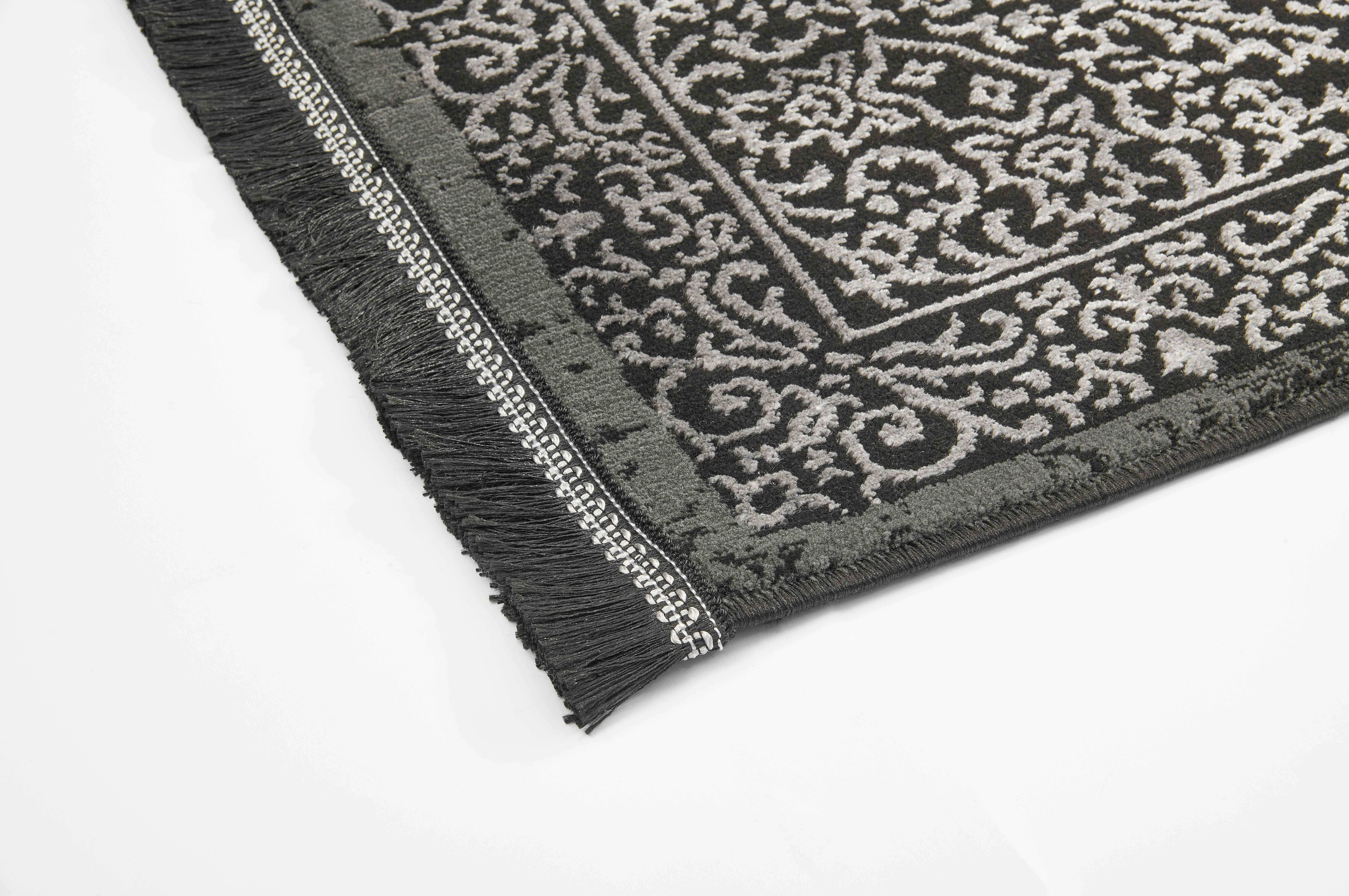 Webteppich Salsa schwarz B/L: ca. 80x150 cm Salsa - schwarz (80,00/150,00cm)