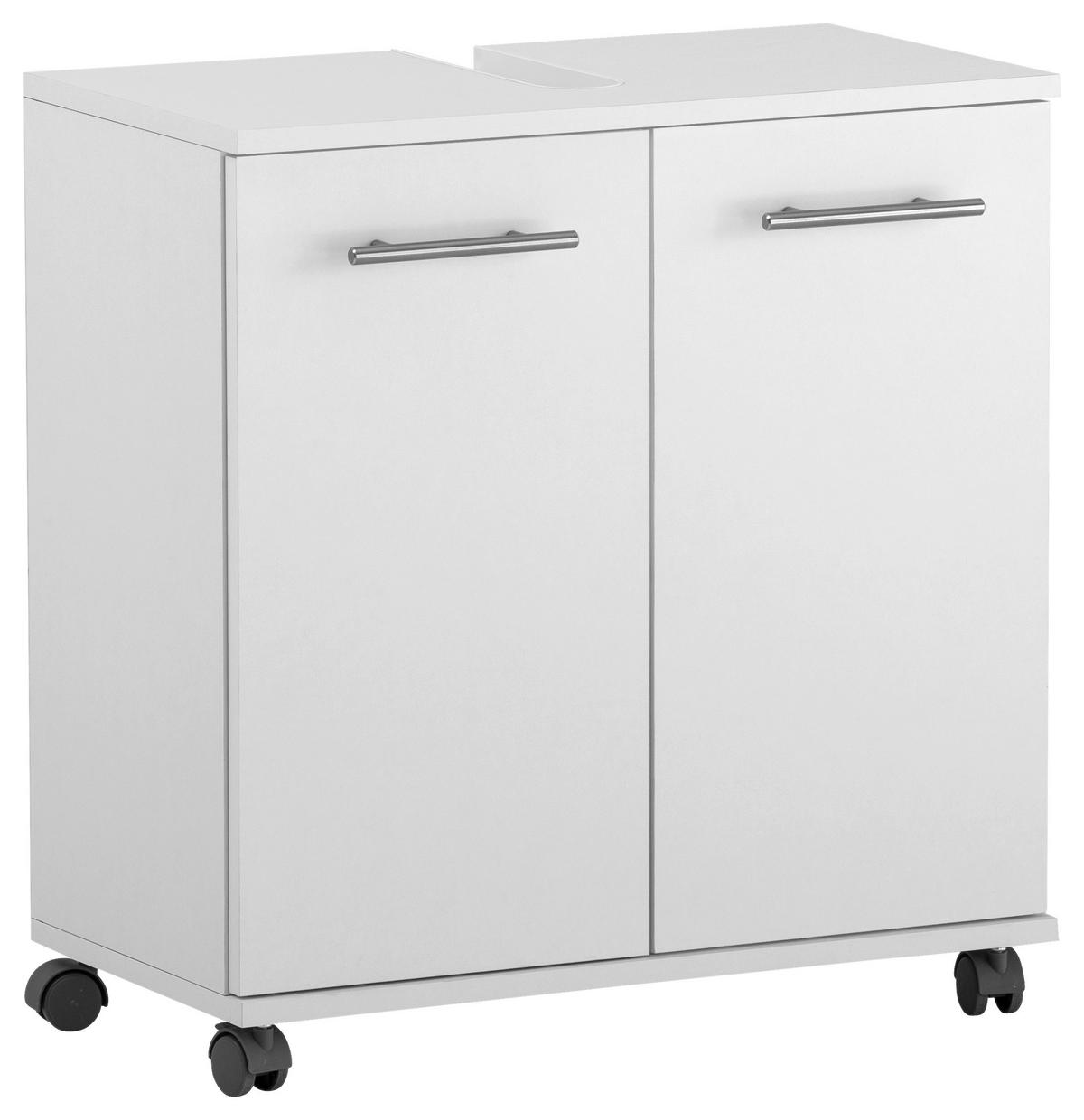 Waschbeckenunterschrank Emmi weiß matt B/H/T: ca. 59,8x63,4x32,6 cm Emmi - weiß (59,80/63,40/32,60cm) - Schildmeyer