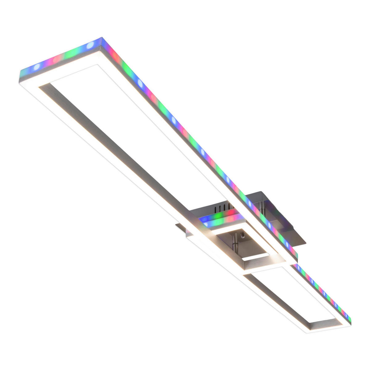 Näve Leuchten Deckenleuchte 1402960 Alu Kunststoff Metall B/H/T: ca. 20x8,5x115 cm null 4 Brennstellen Bantry - Alu (20,00/8,50/115,00cm) - Näve Leuchten