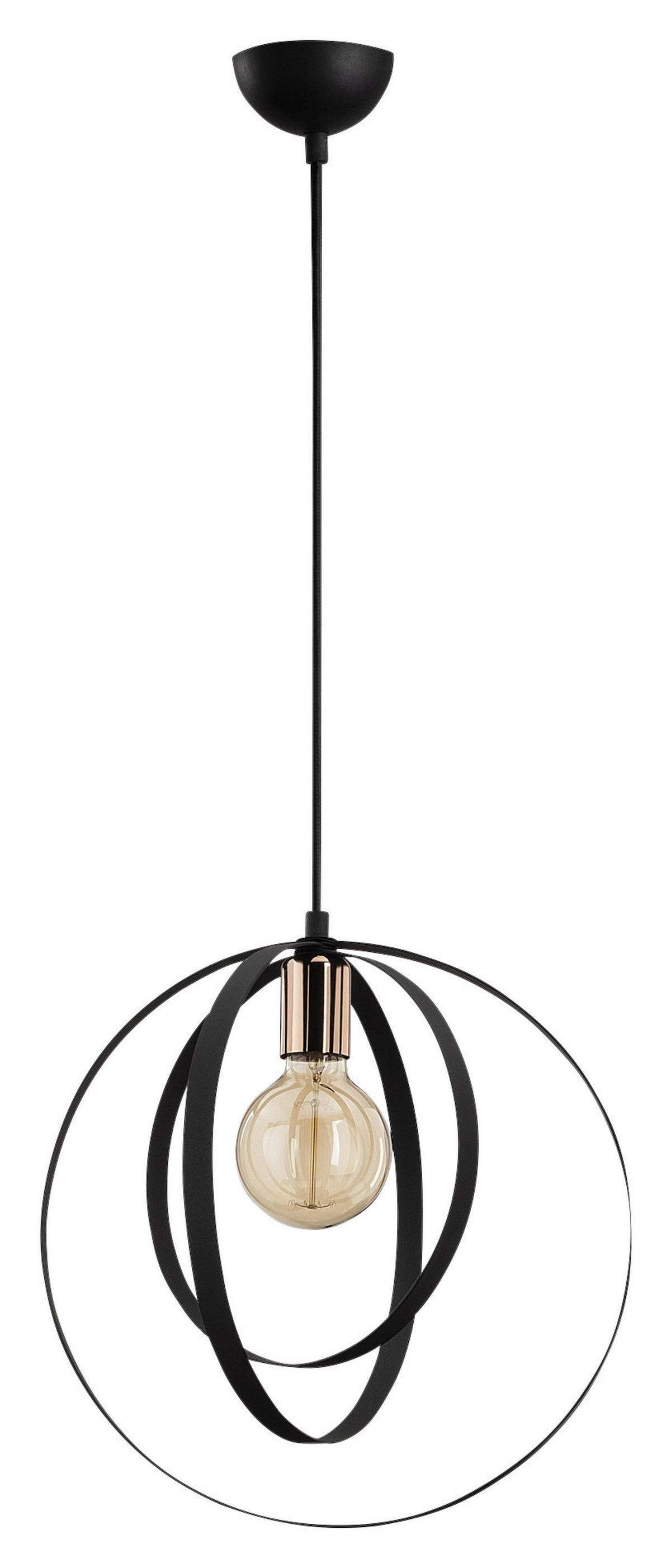 Opviq Pendelleuchte Vaveyla schwarz Metall B/H/T/L/D: ca. 35x131x35x35x35 cm E27 1 Brennstellen Vaveyla - schwarz (35,00/35,00/131,00cm) - Opviq