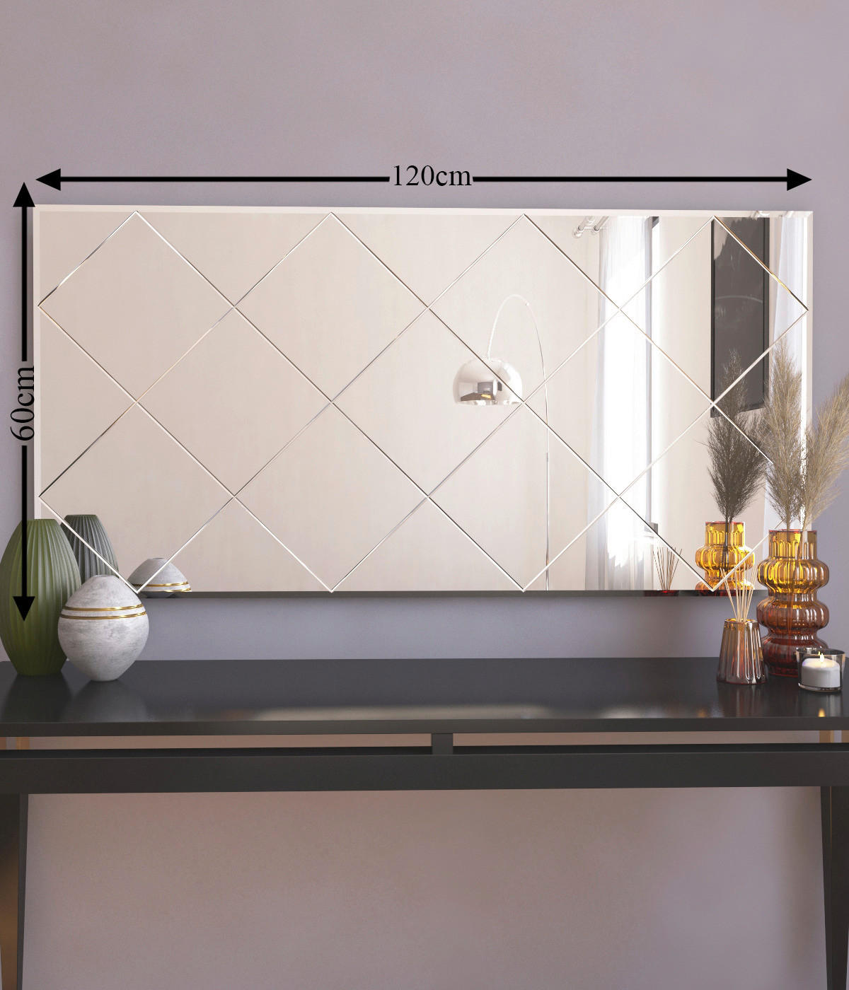 moebel17 Wandspiegel Mofo transparent Glas B/H/T: ca. 120x60x2,2 cm Mofo - transparent (120,00/60,00/2,20cm) - moebel17