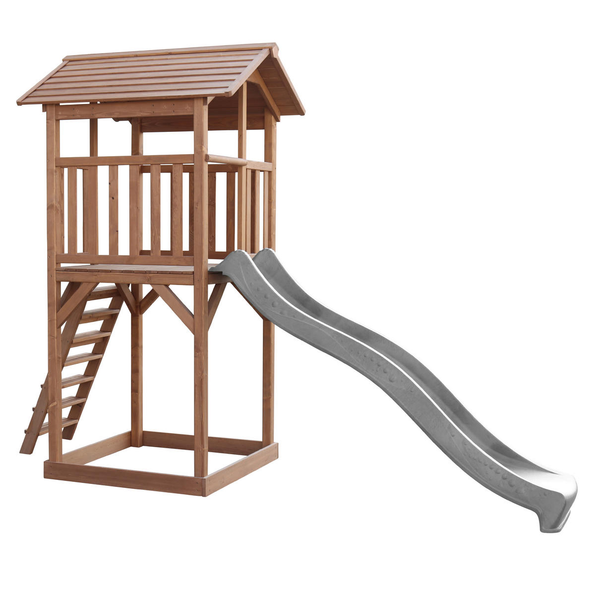 AXI Spielturm Beach Tower braun B/H/L: ca. 111x242x349 cm Beach Tower - braun/grau (349,00/111,00/242,00cm) - AXI
