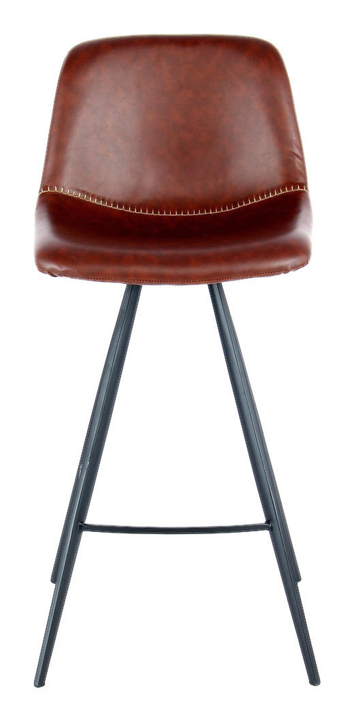 Barhocker Samantha 300 2er dunkelbraun Kunstleder B/H/T: ca. 47,5x102x56,5 cm Samantha 300 2er - dunkelbraun/schwarz (47,50/102,00/56,50cm) - 360 Living