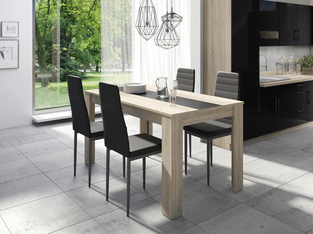 Tisch NORI Eiche Nachbildung B/H/T: ca. 160x75x90 cm NORI - Eiche (160,00/75,00/90,00cm) - byLIVING