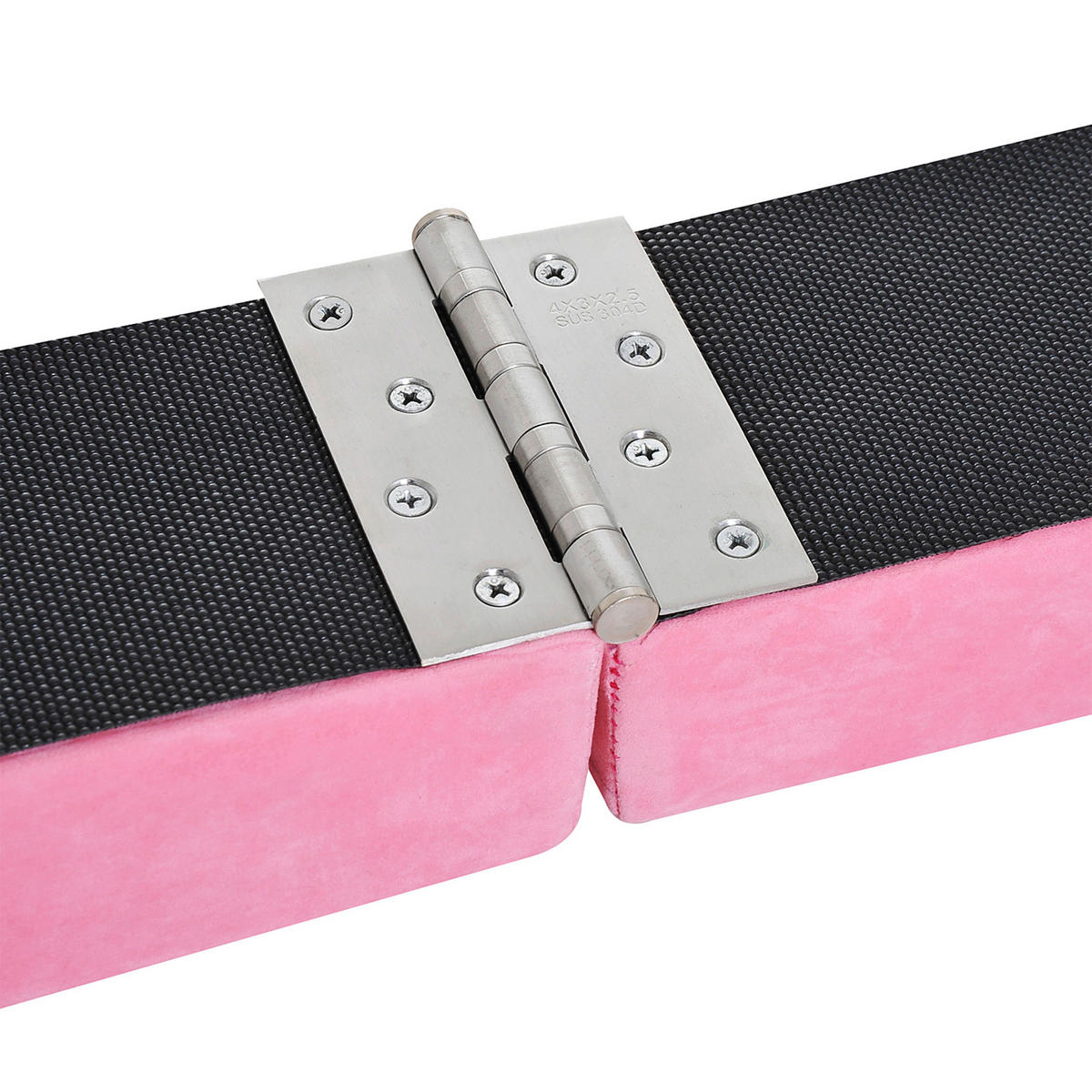 HOMCOM Fitness-Zubehör rosa Holz B/H/L: ca. 10x210x6,5 cm Schwebebalken - rosa (6,50/10,00/210,00cm) - HOMCOM