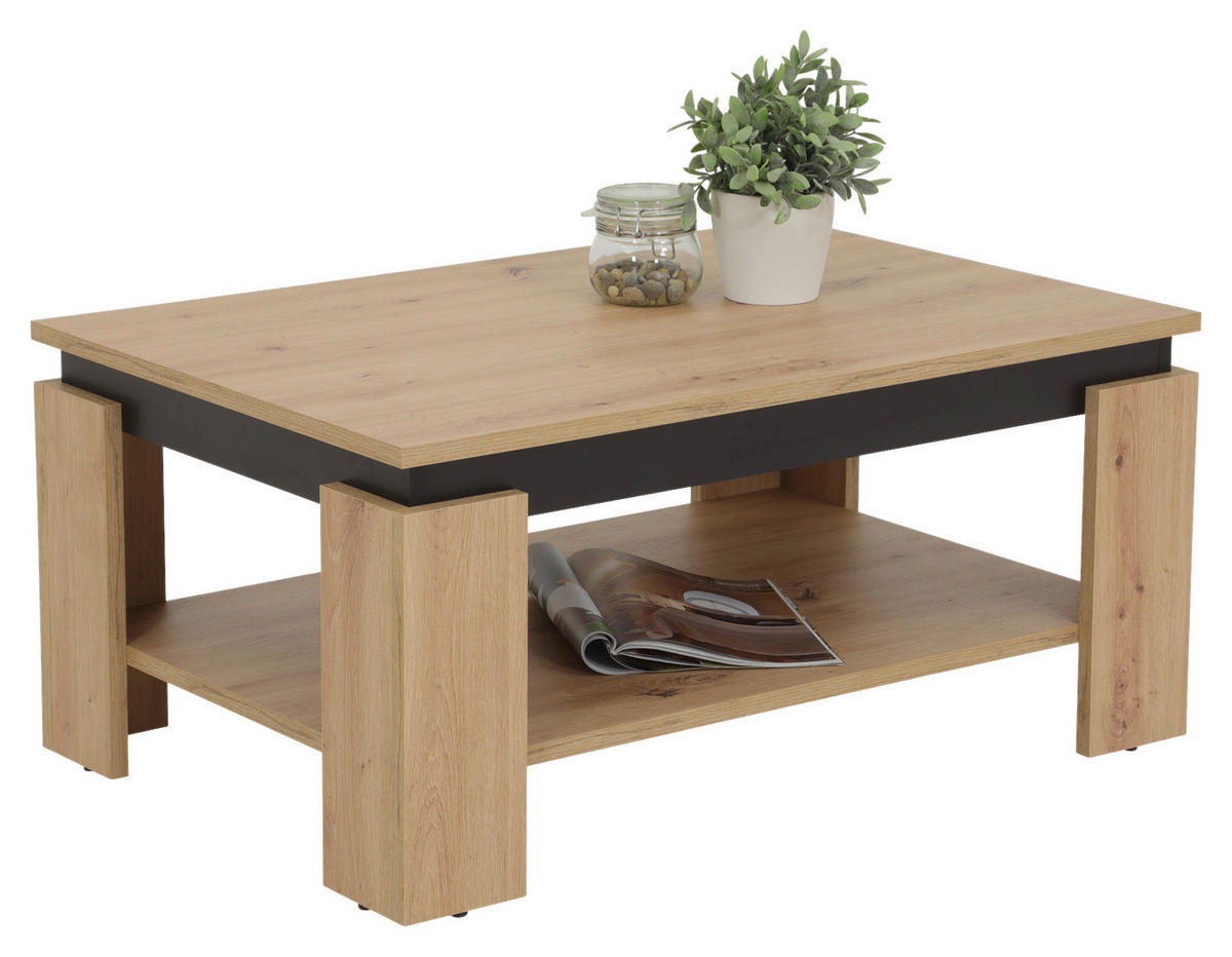 Couchtisch TIM II Eiche B/H/T: ca. 90x41x60 cm TIM II - Eiche (90,00/41,00/60,00cm) - Hela