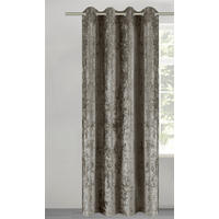 POCOline Ösenvorhang Shiny taupe B/L: ca. 135x245 cm Shiny - taupe (135,00/245,00cm) - POCOline