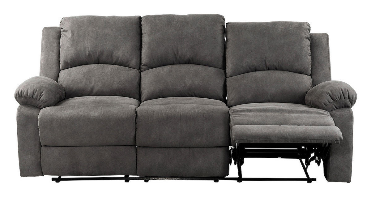 Sofa 3-2-1 anthrazit B/H/T: ca. 204x97x87 cm Dakota_3F-2F-1F_Sofa 3-2-1 - anthrazit (204,00/97,00/87,00cm)