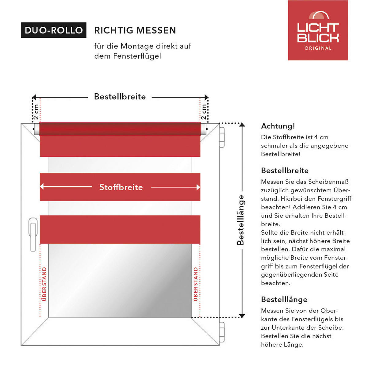 Doppelrollo Duo grün B/L: ca. 45x150 cm Duo - weiß/grün (45,00/150,00cm) - LICHTBLICK