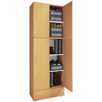 Schuhschrank Lona buche weiß Lona - weiß/buche - VCM Möbel