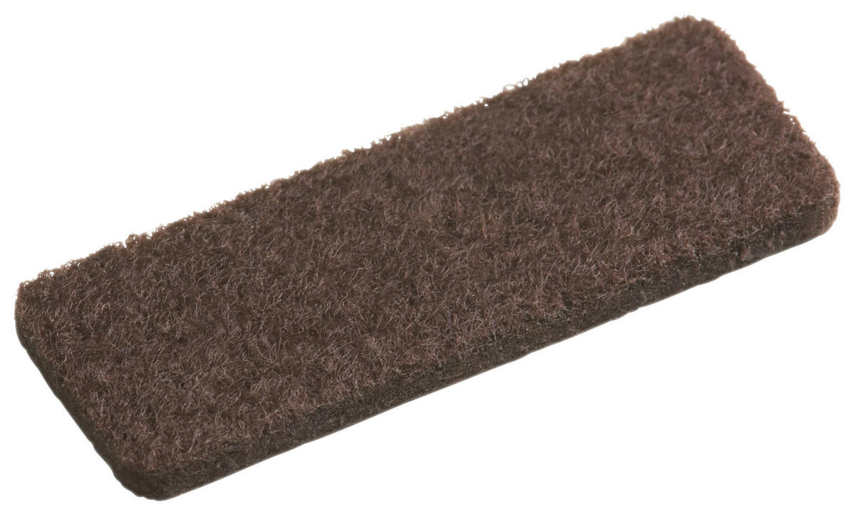 Meister Filzgleiter braun B/L: ca. 1,6x4,4 cm 8 tlg. Filzgleiter_8erPack 44x16mm - braun (1,60/4,40cm) - Meister