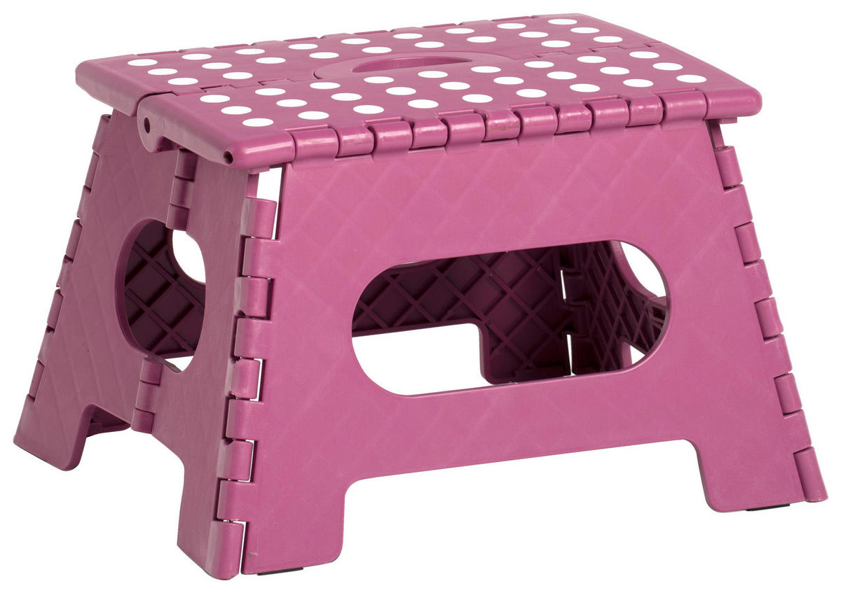 Zeller Klapphocker beere B/H/L: ca. 28x22x35 cm Klapphocker - beere (35,00/28,00/22,00cm) - Zeller