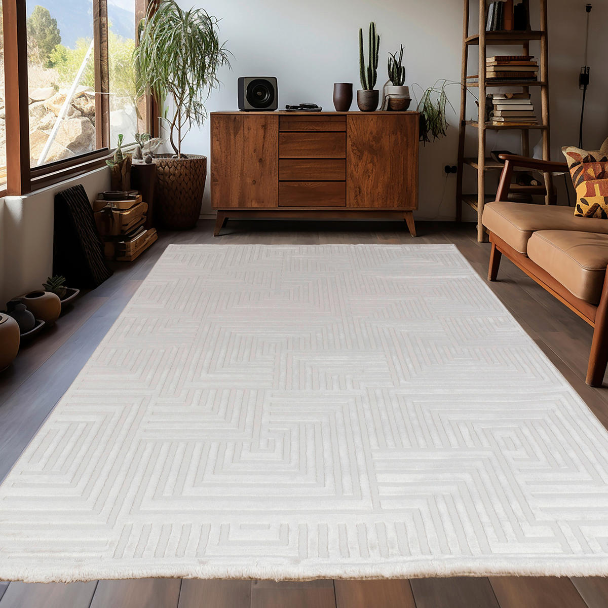 Ayyildiz Teppich SAHARA creme B/L: ca. 120x170 cm SAHARA - creme (120,00/170,00cm) - Ayyildiz