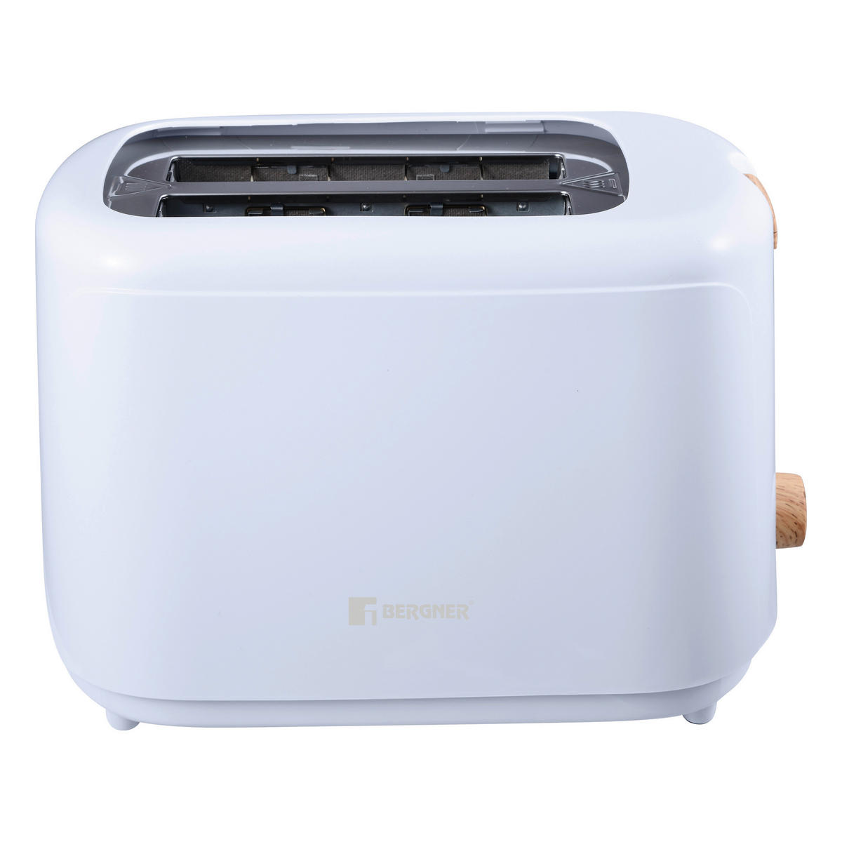 BERGNER Toaster weiß Kunststoff B/H/L: ca. 16x18,5x29,5 cm NATURALLY - weiß (29,50/16,00/18,50cm) - BERGNER