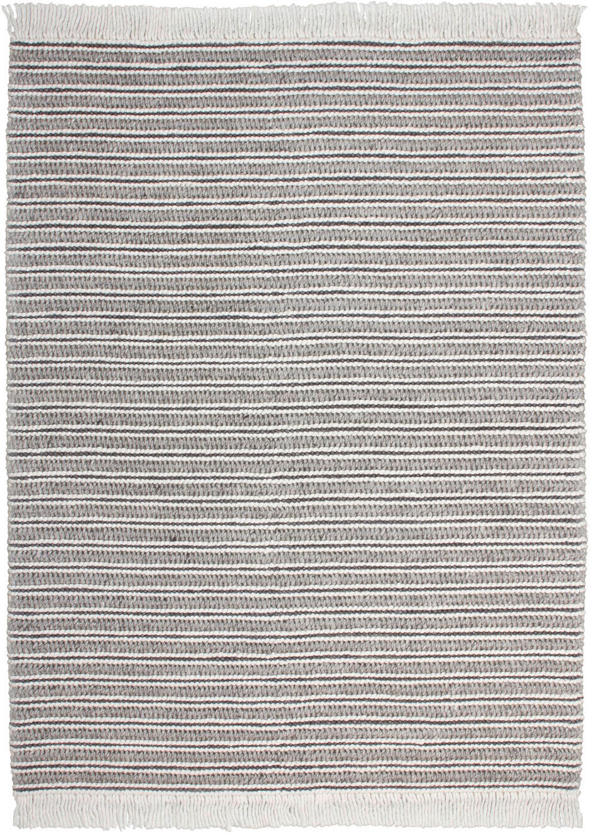 Kayoom Kurzflorteppich Natura 110 grau B/L: ca. 160x230 cm Natura 110 - creme/grau (160,00/230,00cm) - Kayoom