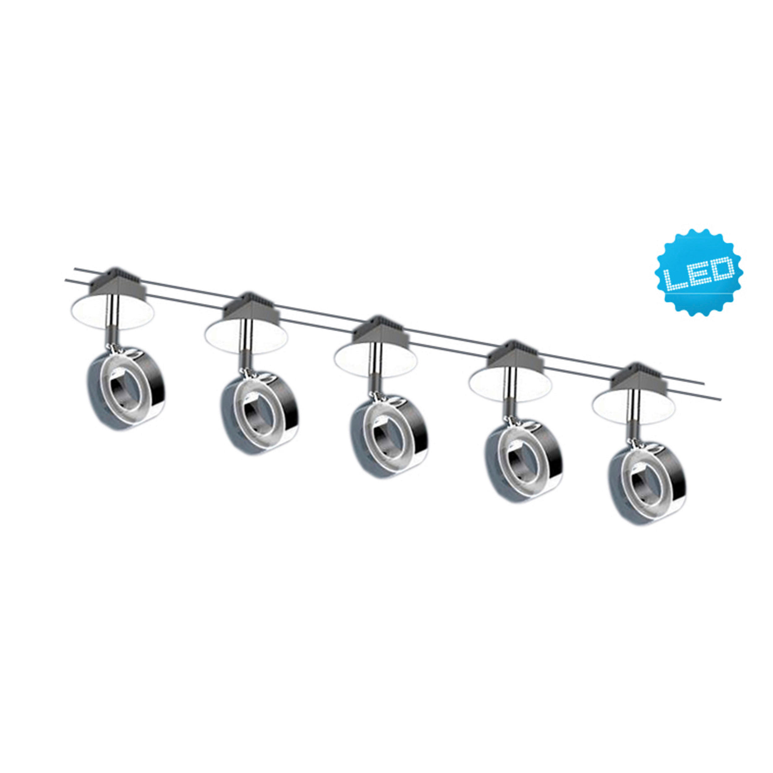 Näve Leuchten LED-Leuchten 1251042 stah...