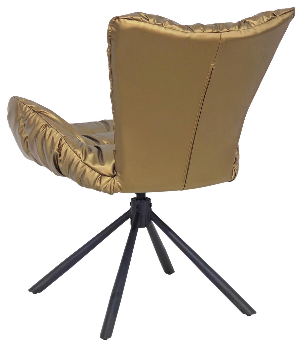 Drehstuhl Brest gold Kunstleder Nylon B/T: ca. 67x65 cm Brest - gold/schwarz (67,00/65,00cm)