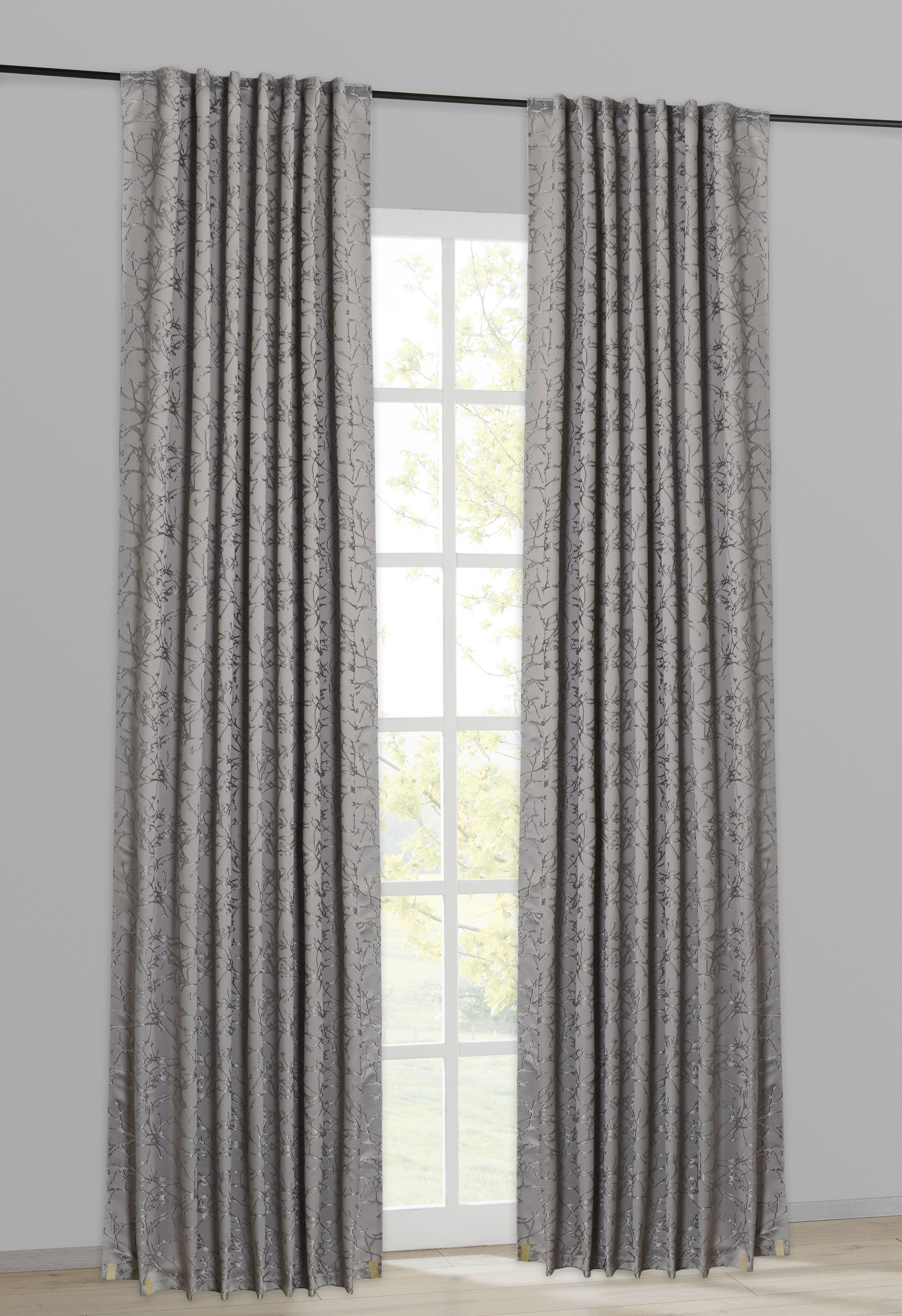 Kombivorhang Sibel silber B/L: ca. 140x245 cm Sibel - silber (140,00/245,00cm)