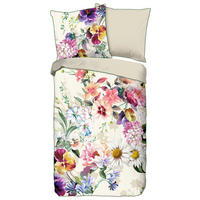 Baumwoll Bettwäsche Novara Satin Novara - ecru (135,00/200,00cm) - Descanso