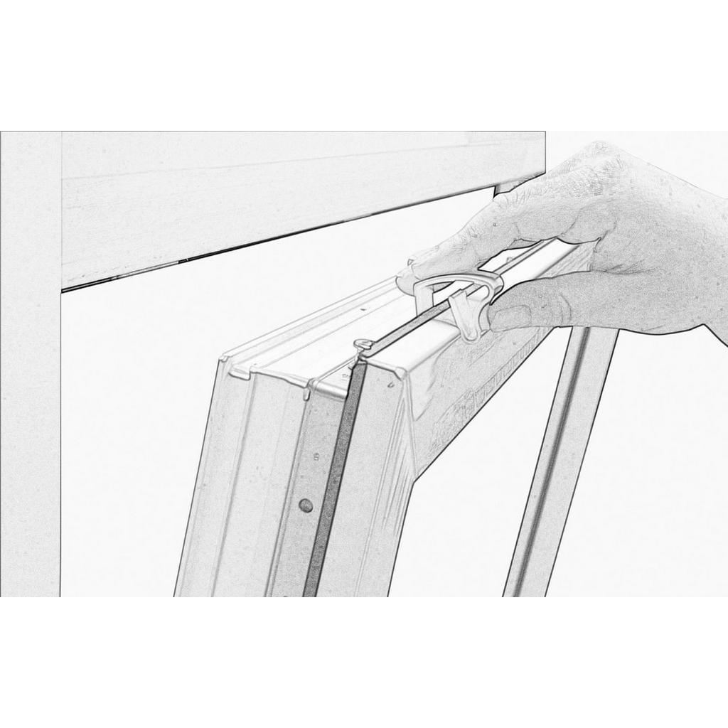 Thumbnail - Alu-Jalousie silber B/L: ca. 90x220 cm