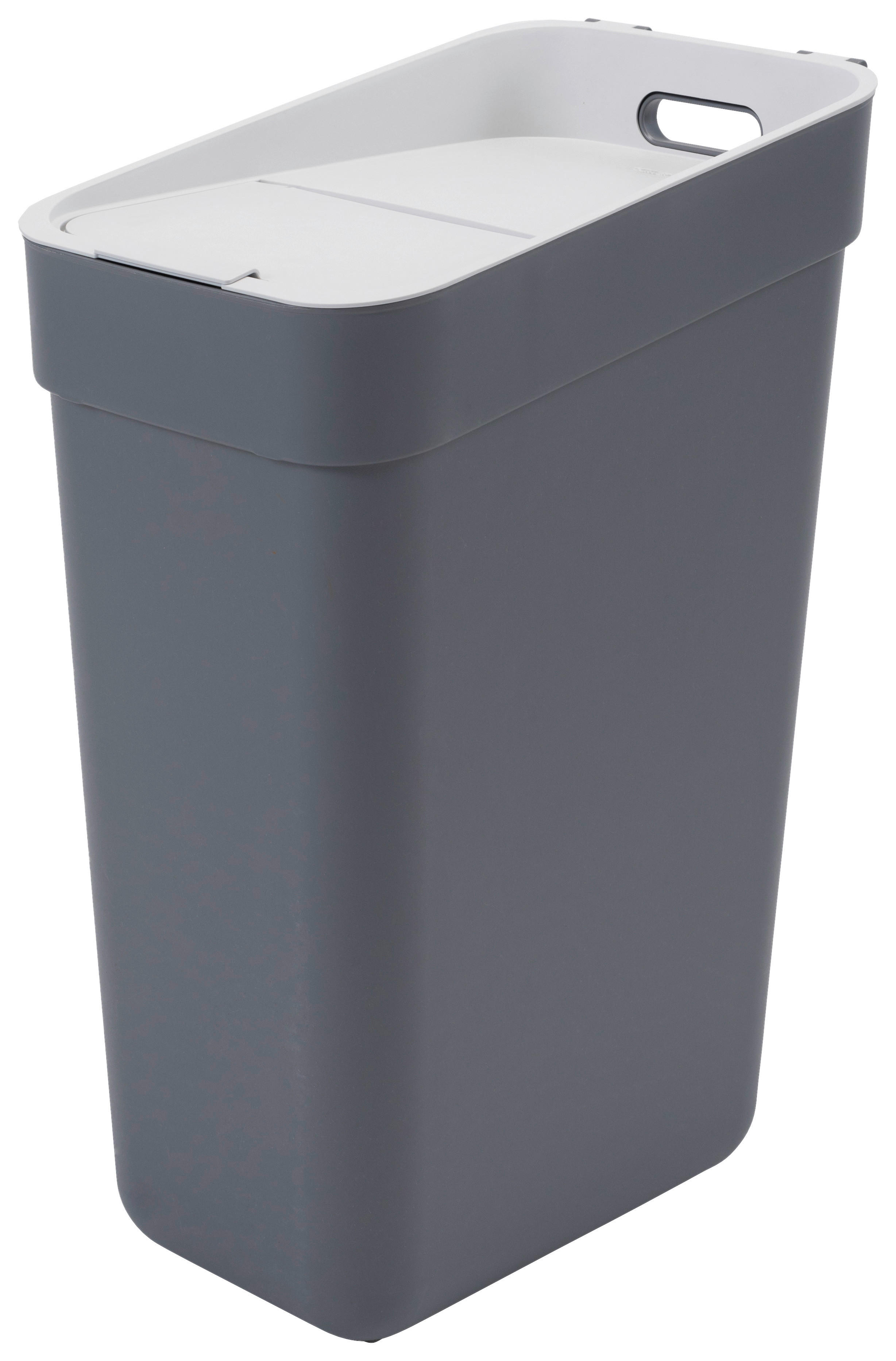 Curver Abfalleimer dunkelgrau B/H/L: ca. 24,6x55,1x36,7 cm Abfalleimer_ca.30l - dunkelgrau (36,70/24,60/55,10cm) - Curver