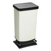 Rotho Treteimer weiß B/H/L: ca. 29,5x67,6x35,3 cm Treteimer_Paso 40l - weiß (35,30/29,50/67,60cm) - Rotho