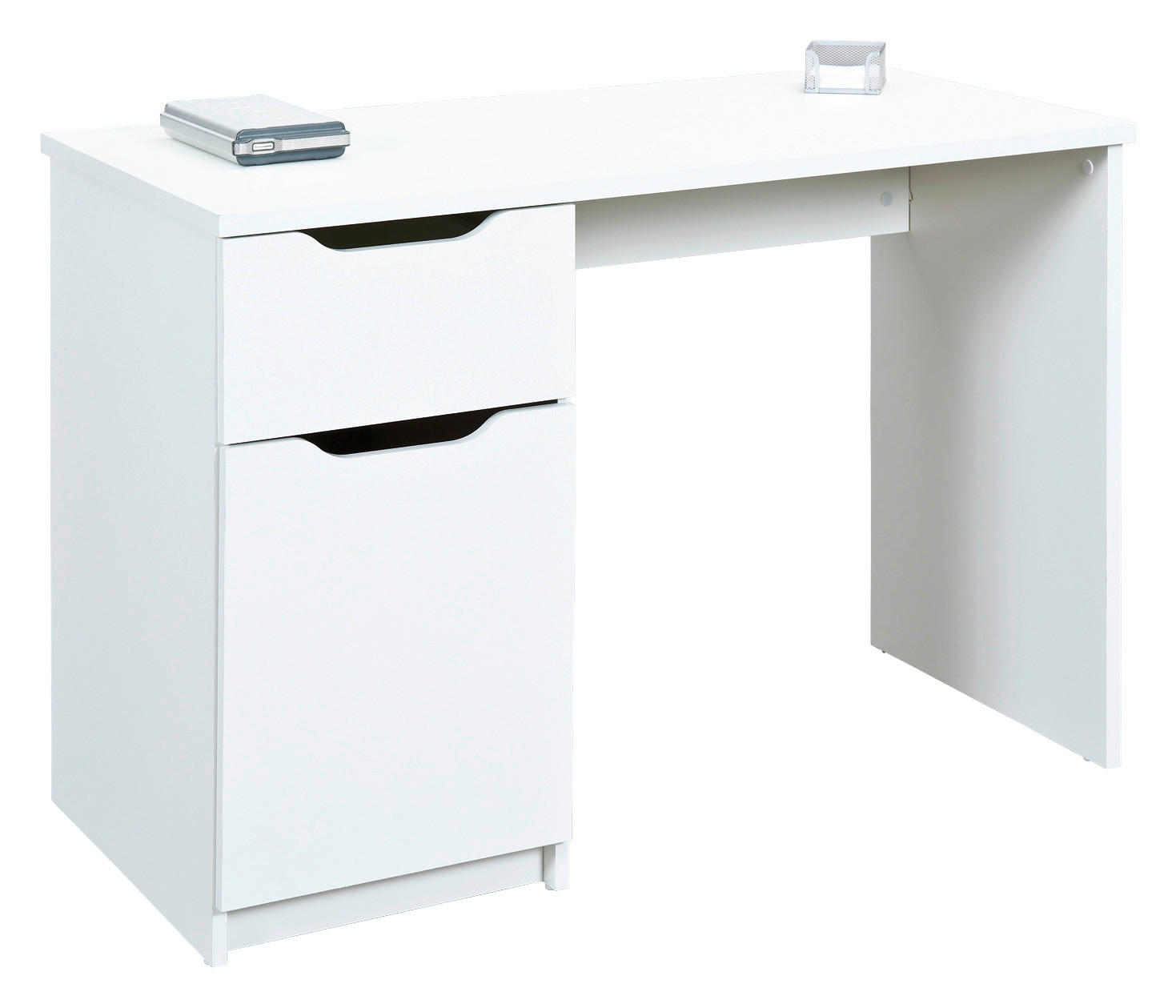 Schreibtisch WESTPHALEN weiß B/H/T: ca. 115x76x55 cm WESTPHALEN - weiß (115,00/76,00/55,00cm) - Inter Link