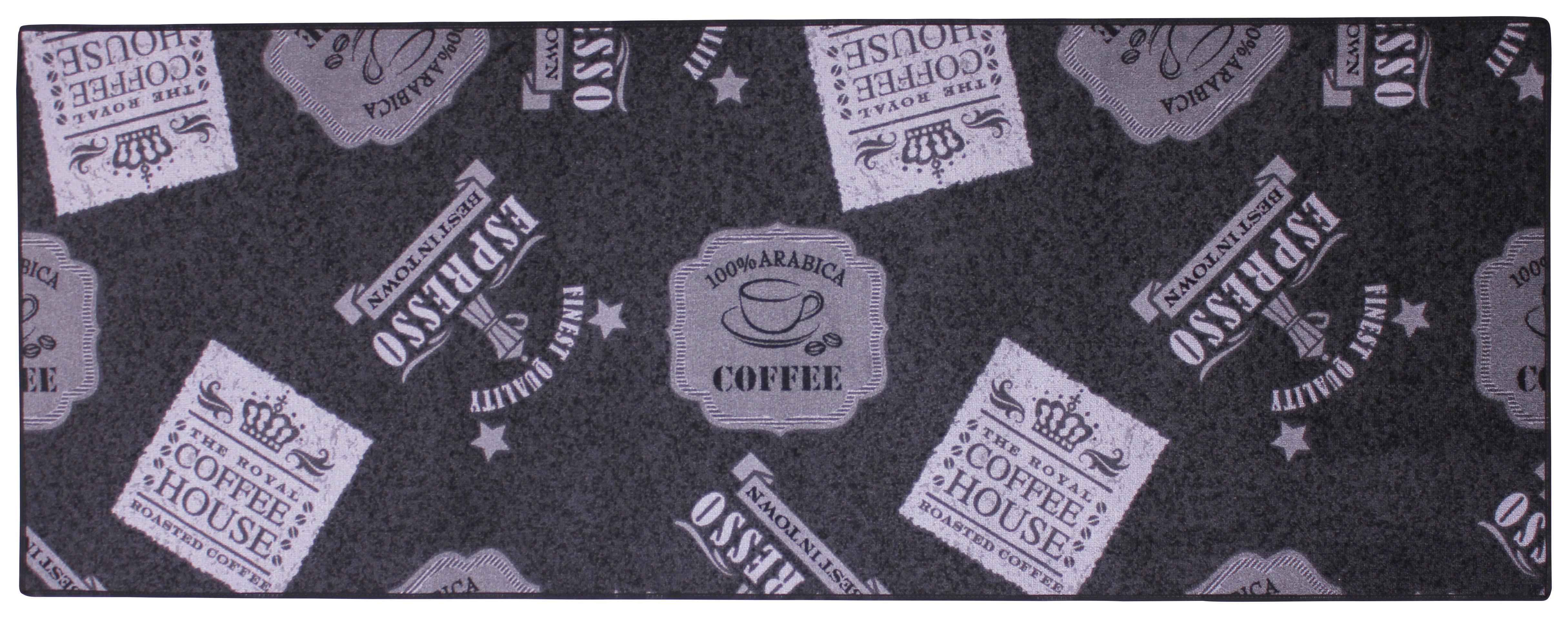 Küchenläufer Coffe Patterns grau B/L: ca. 67x180 cm Coffe Patterns - grau (67,00/180,00cm)