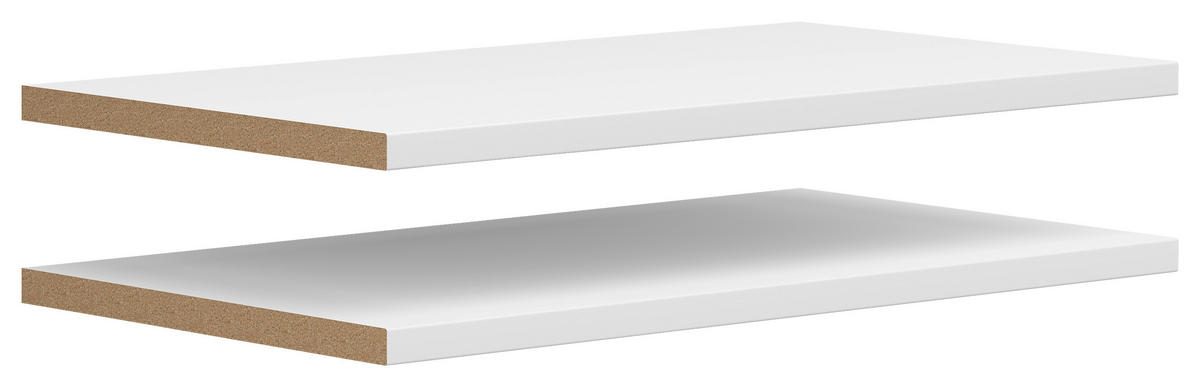 Einlegeböden-Set Multi-Stauraum Typ 57 weiß B/H/T: ca. 67x2,2x36 cm Multi-Stauraum Typ 57 - weiß (67,00/2,20/36,00cm)
