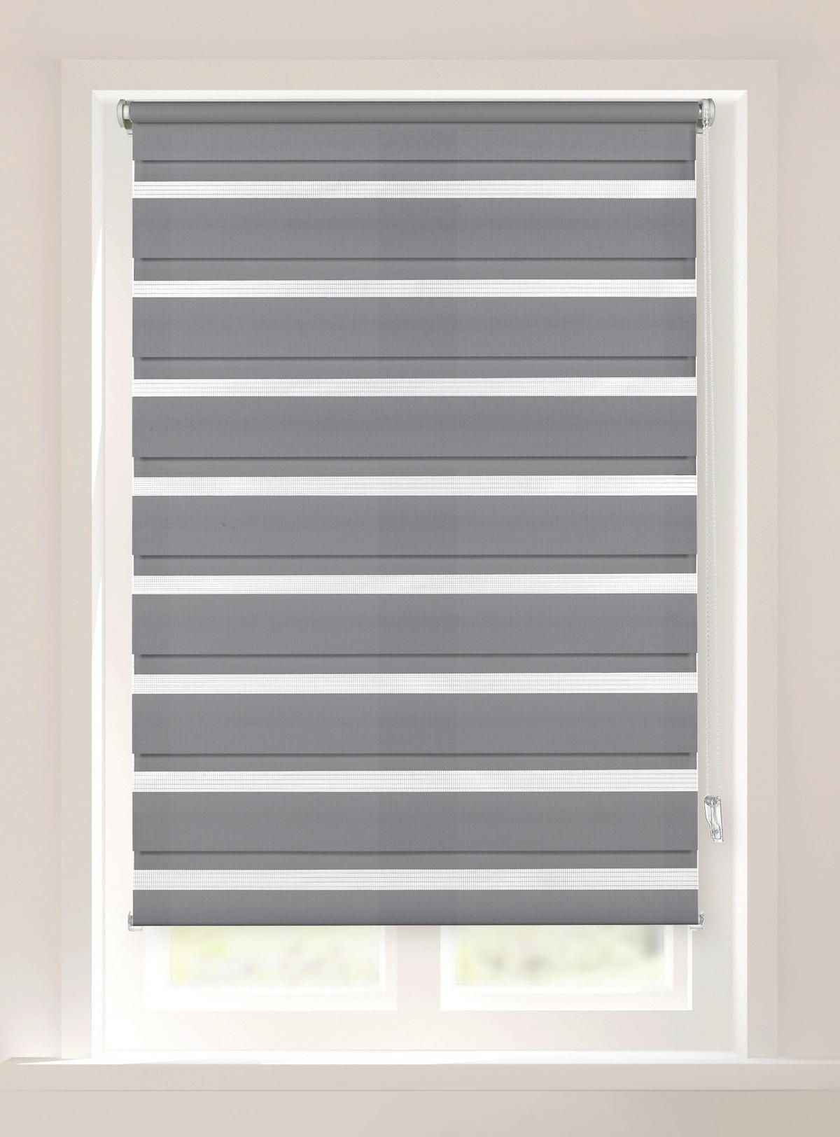 Doppelrollo anthrazit B/L: ca. 72x200 cm Doppelrollo - anthrazit (72,00/200,00cm) - Boviva