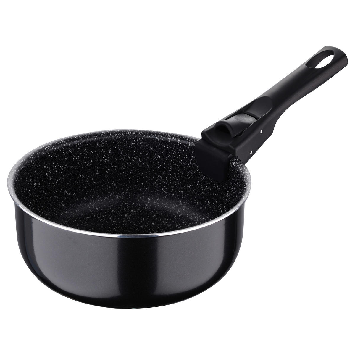 BERGNER Topfset Click & cook black schwarz Aluminium 4 tlg. Click & cook black - schwarz - BERGNER