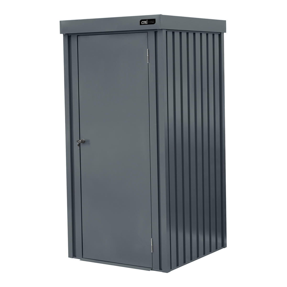AXI Outdoor Living Gartenschrank Hector anthrazit Metall B/H/L: ca. 93x185x98 cm Hector - anthrazit (98,00/93,00/185,00cm) - AXI Outdoor Living