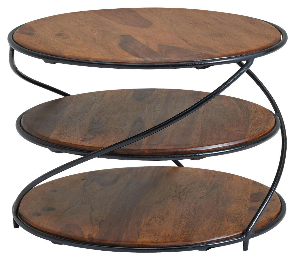 Couchtisch braun B/H/T: ca. 58x40x58 cm Couchtisch - braun (58,00/40,00/58,00cm) - Wohnling