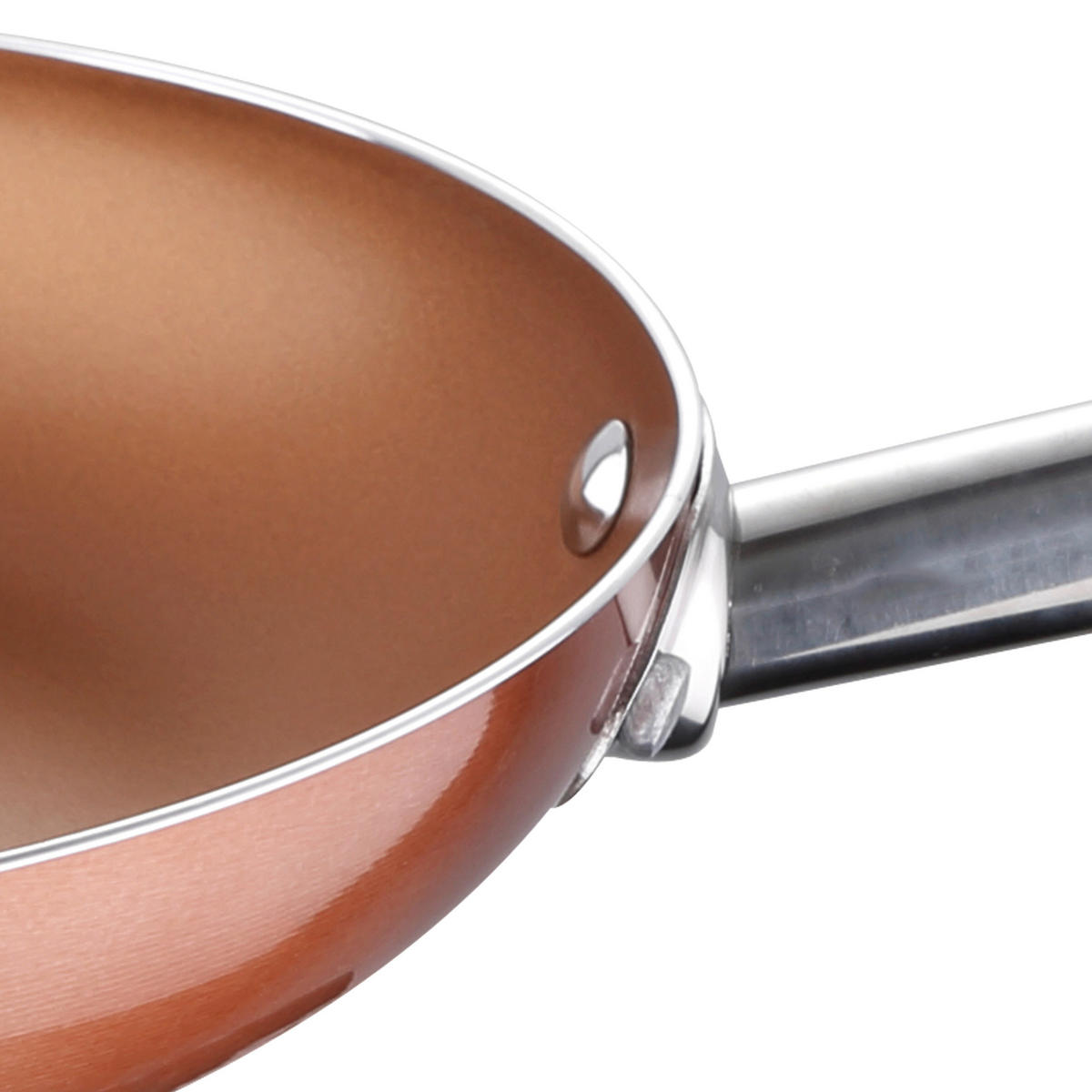 Bratpfanne PROFESSIONAL CHEF COPPER PLUS Kupfer Aluminium 3 tlg. PROFESSIONAL CHEF COPPER PLUS - Kupfer
