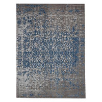 Kayoom Flachgewebeteppich Sunny 310 beige B/L: ca. 80x150 cm Sunny 310 - blau/beige (80,00/150,00cm) - Kayoom