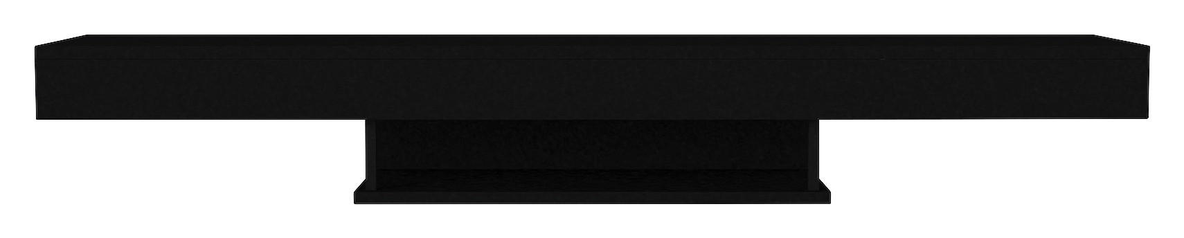 TV-Lowboard Alberes schwarz B/H/T: ca. 150x22x29,6 cm Alberes - schwarz (150,00/22,00/29,60cm) - moebel17