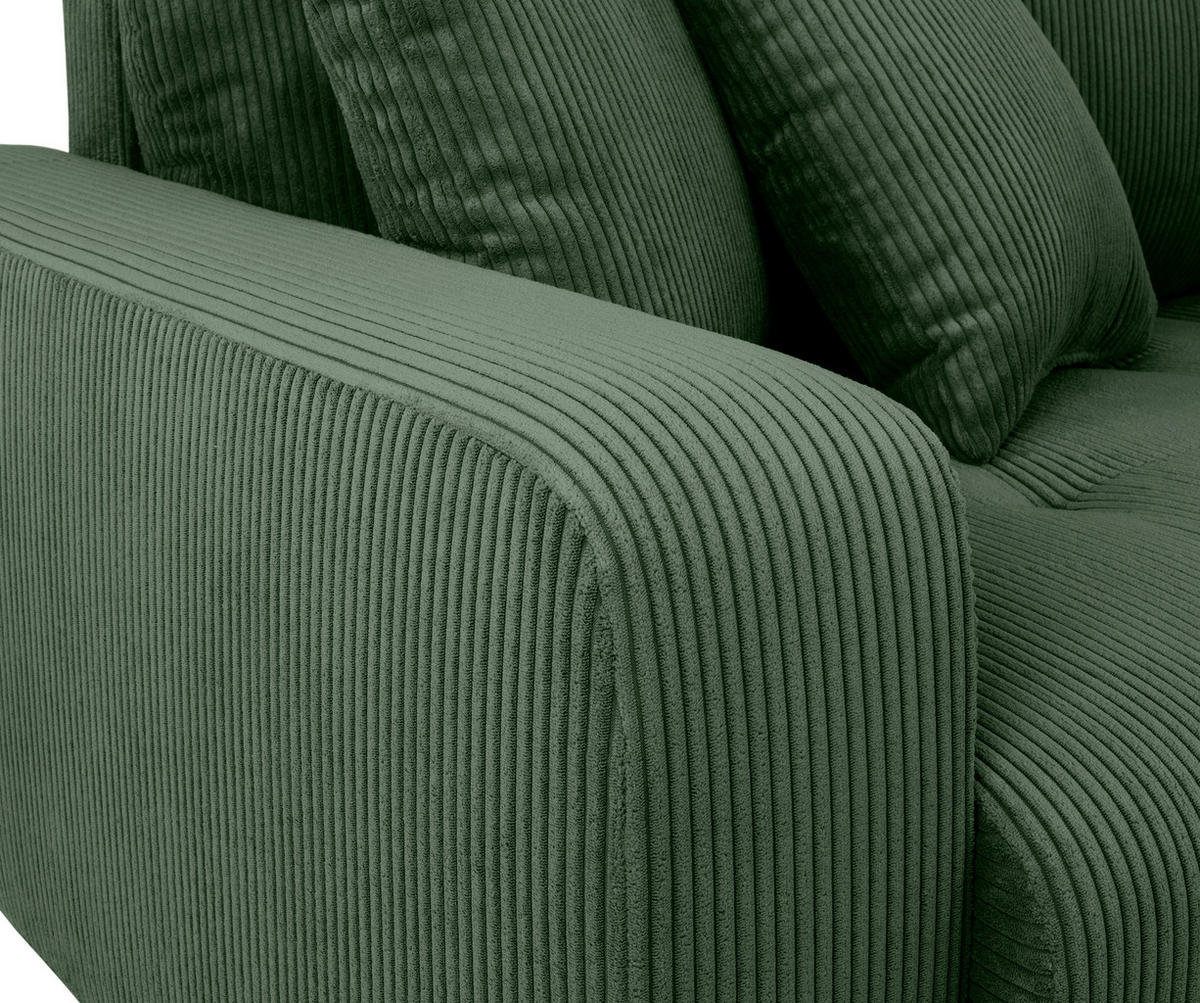 Big Sofa Alpha New grün Microfaser B/H/T: ca. 244x85x112 cm Alpha New - buche/grün (244,00/85,00/112,00cm)