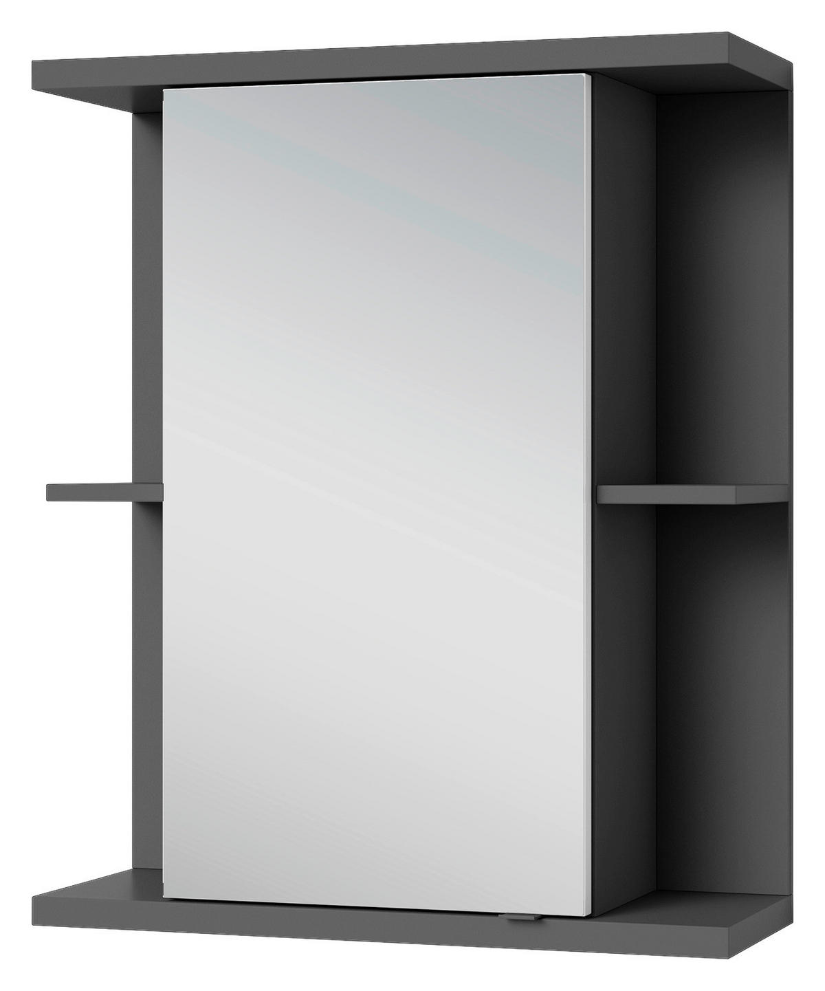 Spiegelschrank NEBRASKA anthrazit B/H/T: ca. 60x70x25 cm NEBRASKA - anthrazit (60,00/70,00/25,00cm) - byLIVING