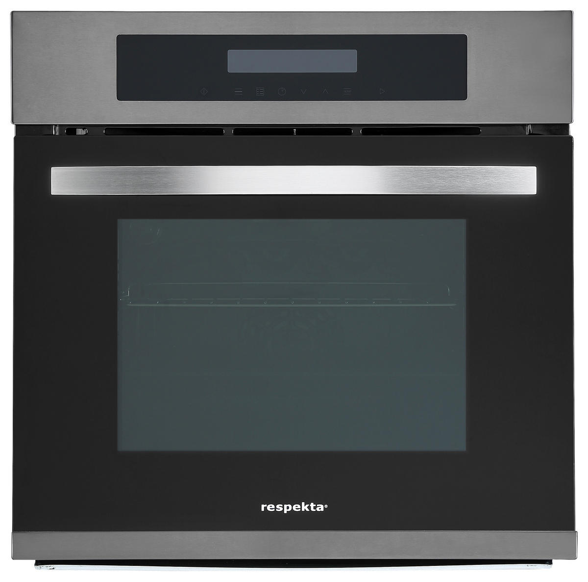Respekta Backofen DIGI8Blacksteel Blacksteel Edelstahl B/H/T: ca. 59,5x59,5x57,5 cm DIGI8Blacksteel - Blacksteel (59,50/59,50/57,50cm) - Respekta