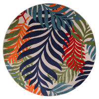 Sanat Outdoorteppich FLORAL bunt B/L: ca. 120x120 cm FLORAL - bunt (120,00/120,00cm) - Sanat