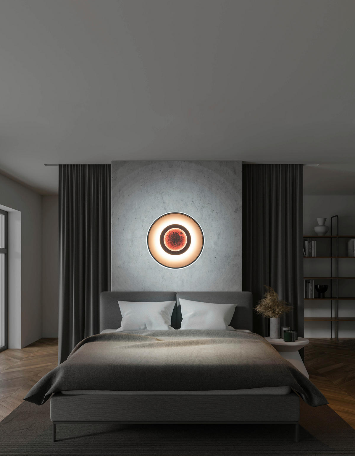 Näve Leuchten Deckenleuchte weiß Metall Kunststoff B/H/T: ca. 50x6x50 cm null 3 Brennstellen Livana - weiß (50,00/6,00/50,00cm) - Näve Leuchten